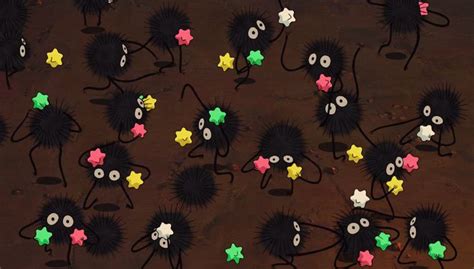 spirited away black balls|soot balls from spirited away.